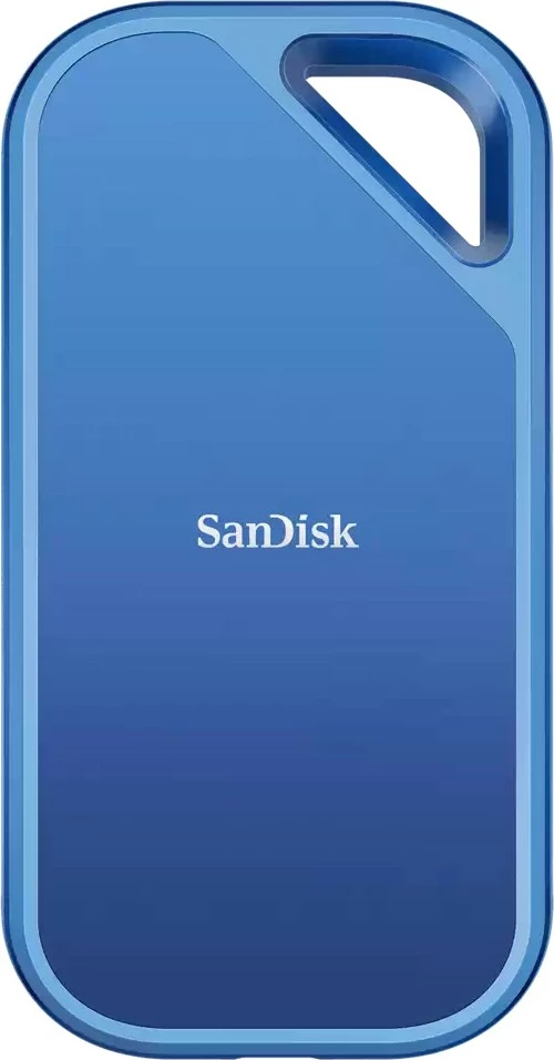 Zunanji SSD 1TB, Sandisk Creator Pro, USB 3.2 Gen 2x2, NVMe, modra