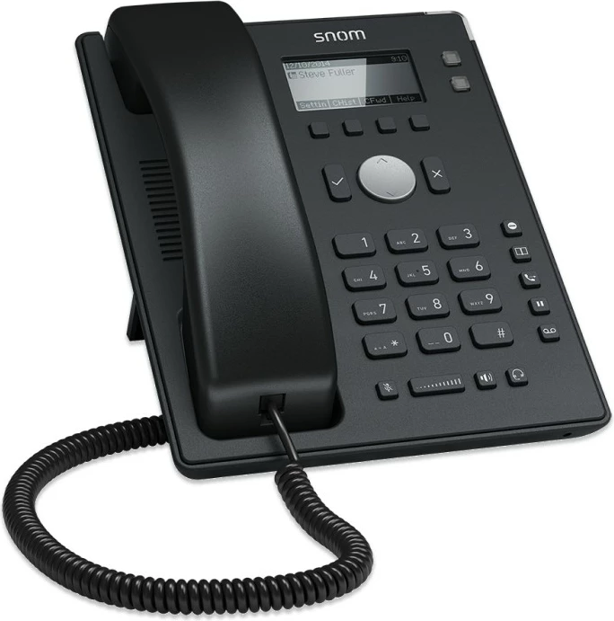 IP telefon, 2 linja Snom D120, črn