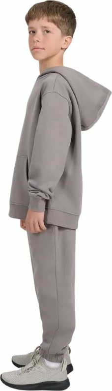 Hlače za fante, siva, 4F CAS M1245 Jr 4FJWAW25TTROM1245 22S