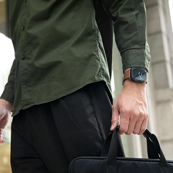 Zaščitna folija UNIQ Garde za Apple Watch 7/8/SE2/9, 41 mm, siva