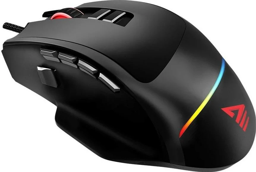 Gaming miška Savio Valiant, RGB, 12400 DPI, črna