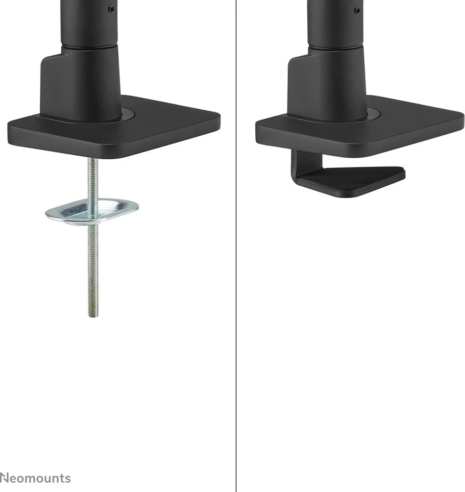 Krmilni nosilec za monitor Neomounts DS70S-950BL1, s sponko/izvodom, 18 kg, 43,2 cm (17"), 124,5 cm (49"), 100 x 100 mm, črn