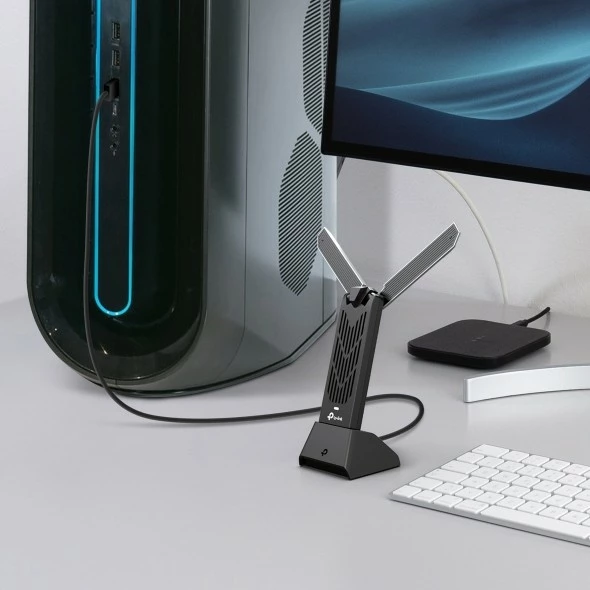 Wi‑Fi adapter TP-Link Archer TBE400UH, USB, Wi‑Fi 7, siv
