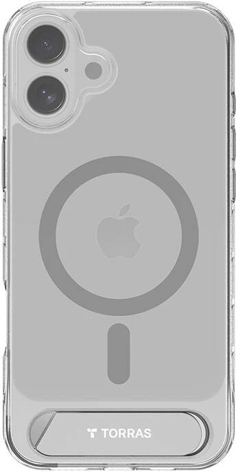 Prozoren ovitek za telefon Torras Pstand za iPhone 16