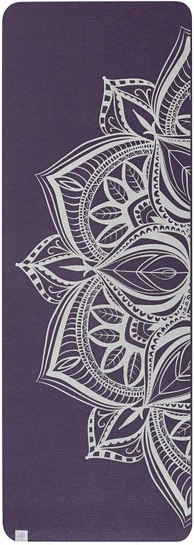 Preproga za jogo 6 mm, vijolična, Gaiam Aubergine Medallion