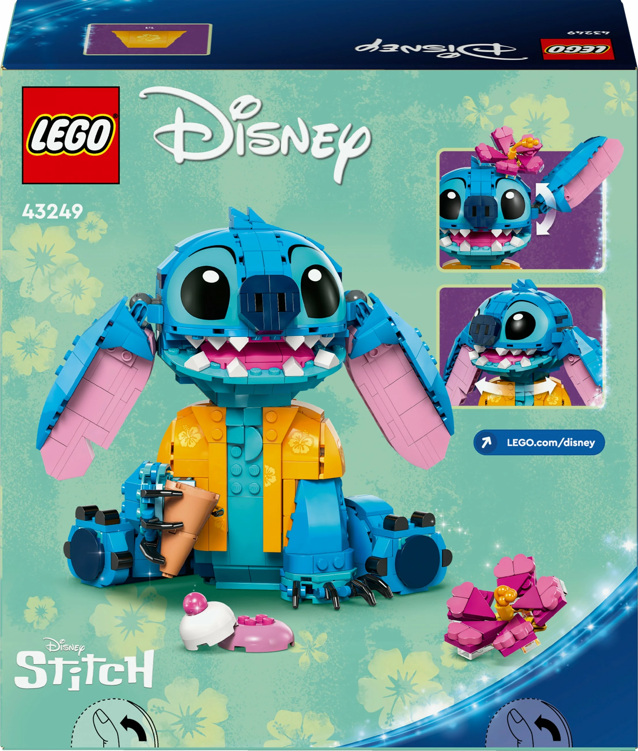 Set za sestavljanje Stitch, LEGO, 9+, plastika, 730 kosov, večbarven
