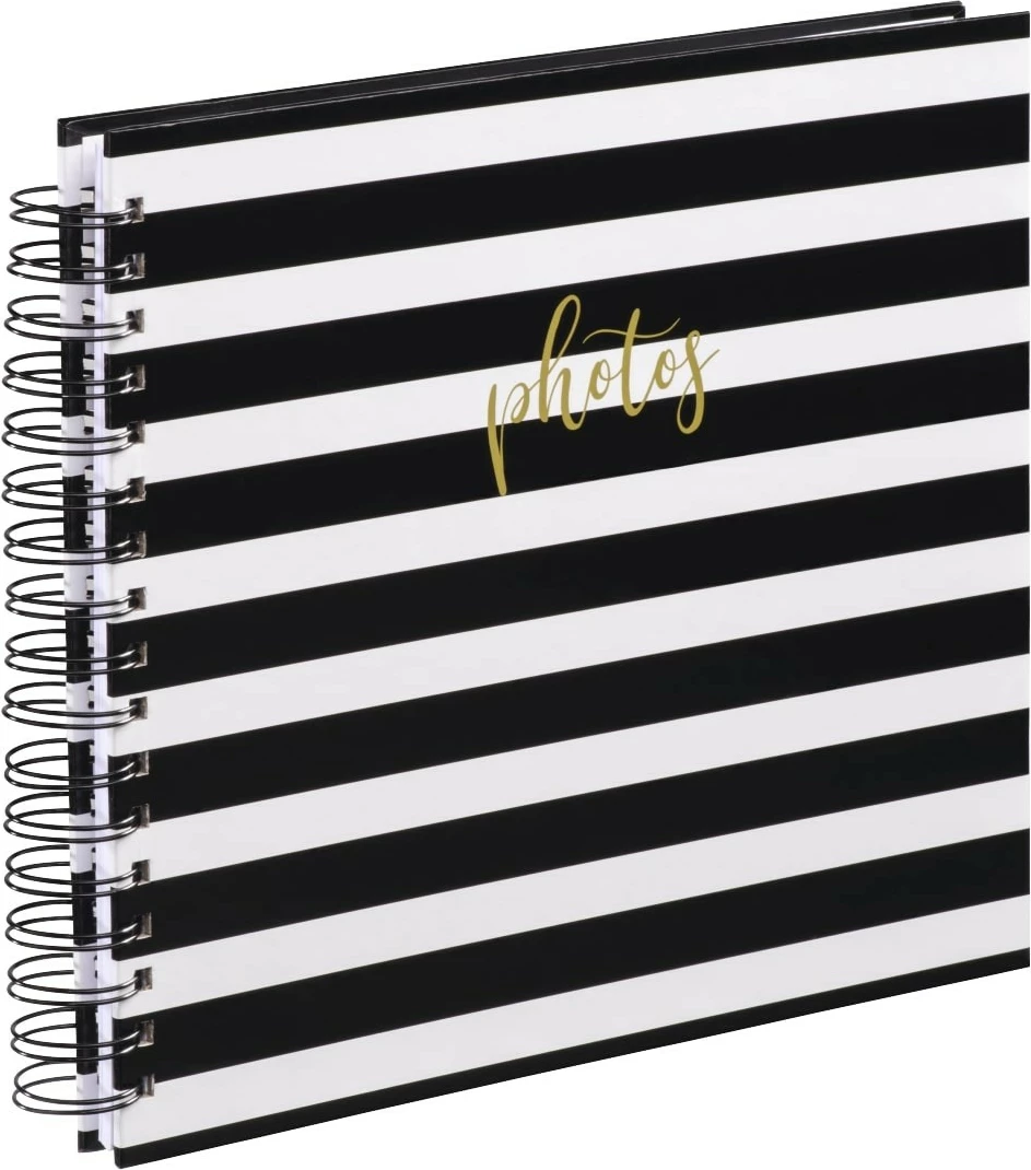 Album s spiralno vezavo Hama 3818, 50 listov, 24x28 cm, črno/belo