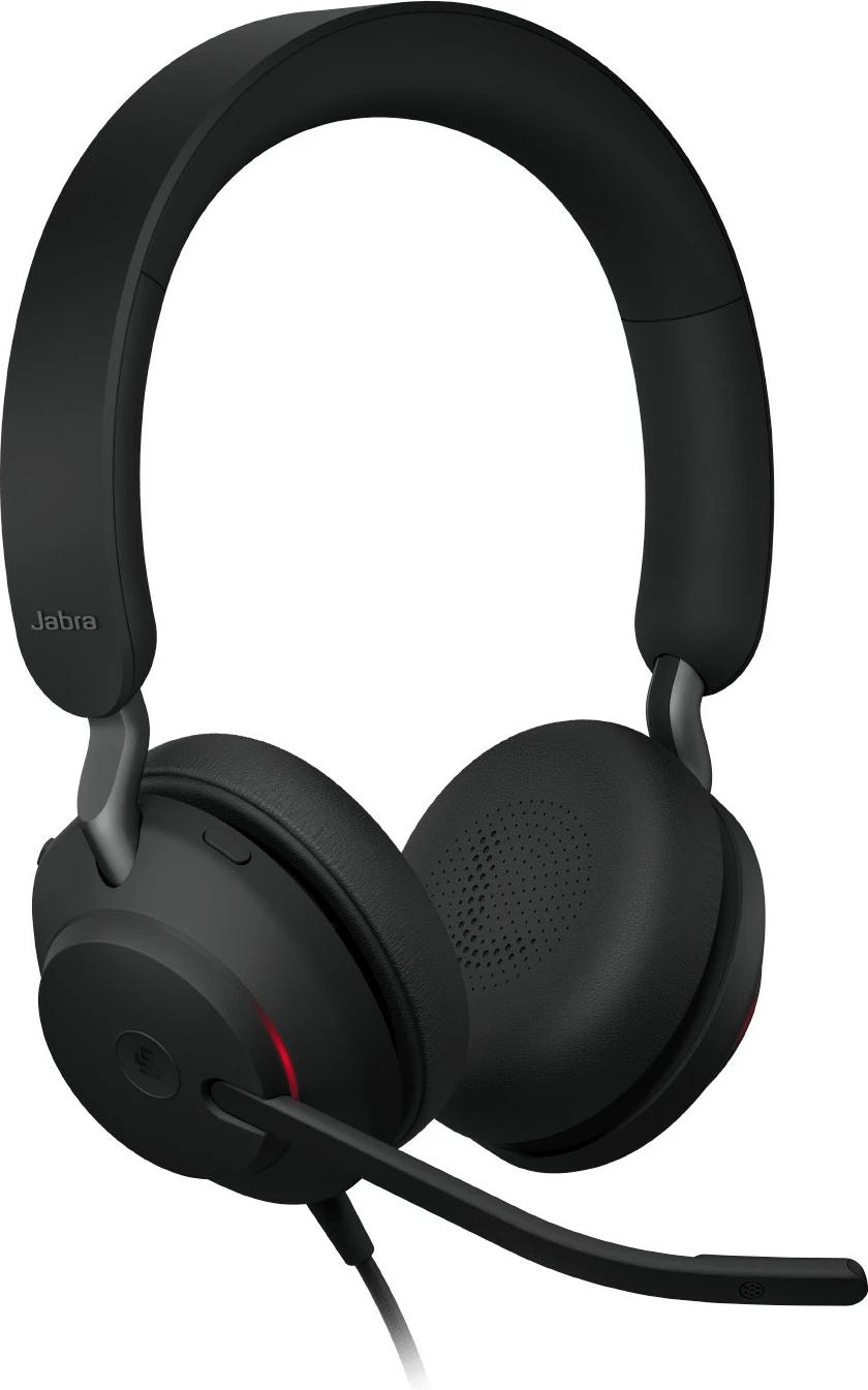 Slušalke Jabra Evolve2 40 SE, USB Type-C/Type-A, z mikrofonom, črne