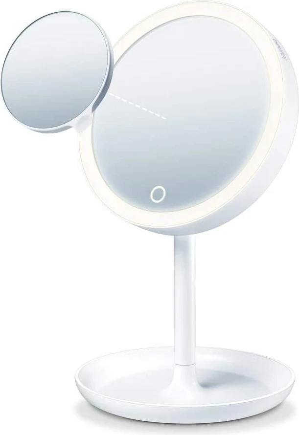 Kozmetično ogledalo z osvetlitvijo, Beurer BS 45, belo