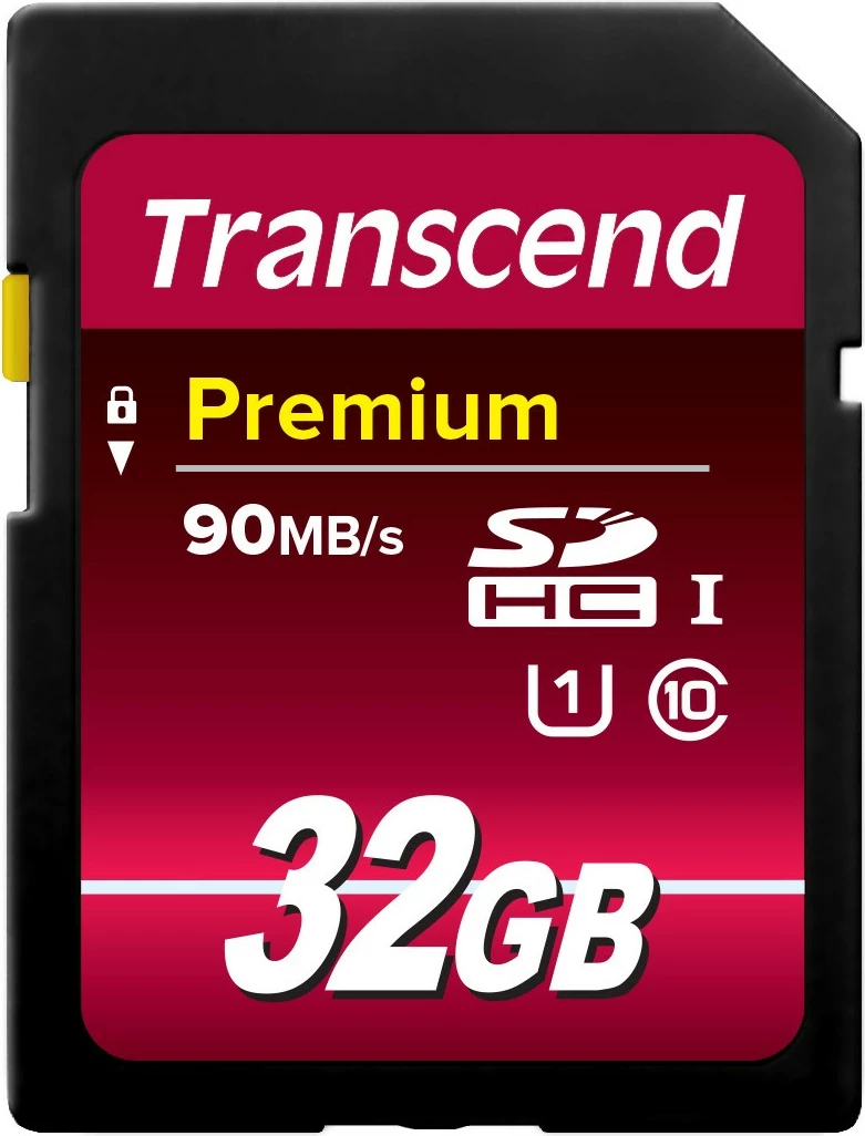 SD kartica 32GB SDHC Class 10 UHS-I, črna Transcend