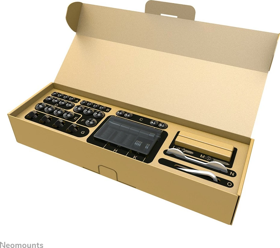 Stenski nosilec za TV 43"-98" Neomounts WL30S-850BL18, 100 kg, črn