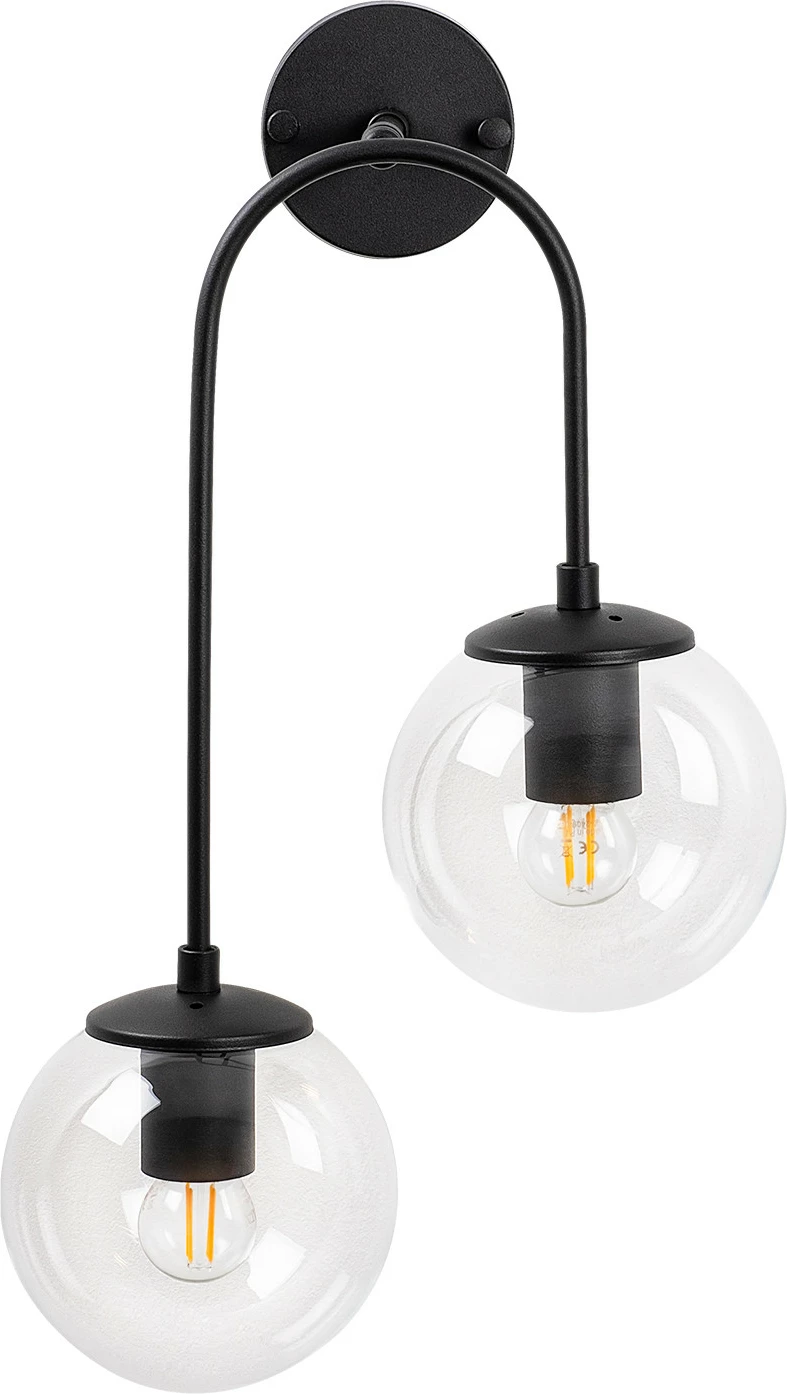 Stenska svetilka Jewel Opviq 10570, črna