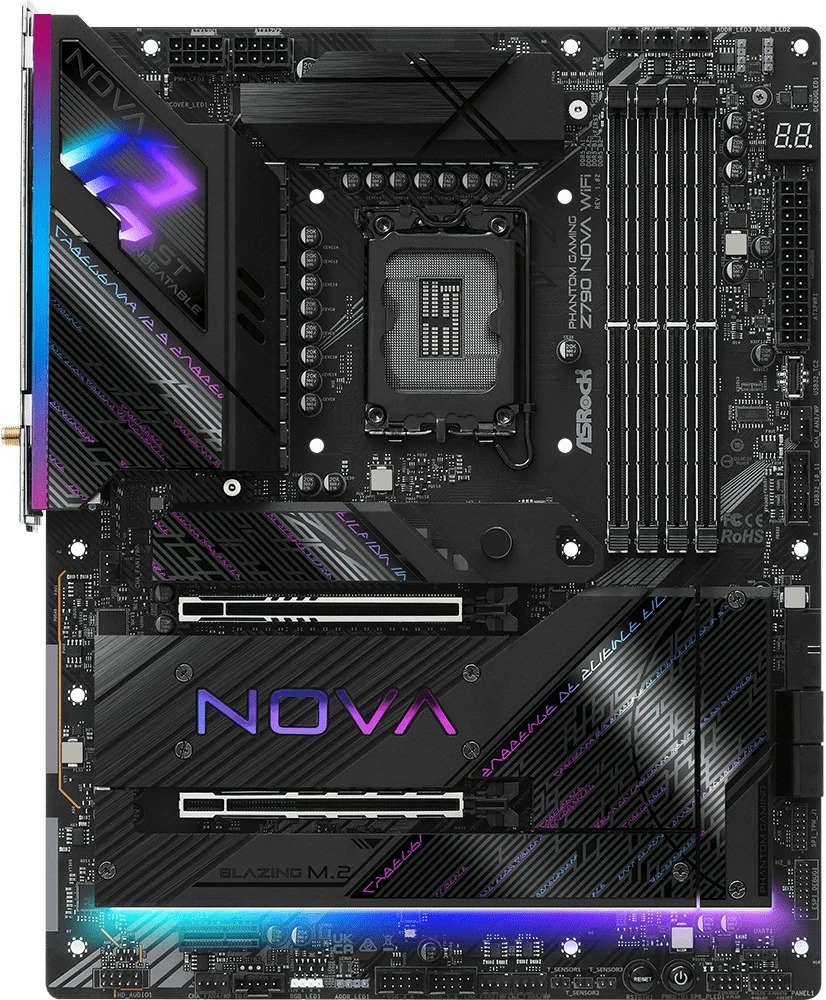 Plošča ASRock Z790 Nova WiFi, Intel, LGA 1700, DDR5, 192 GB