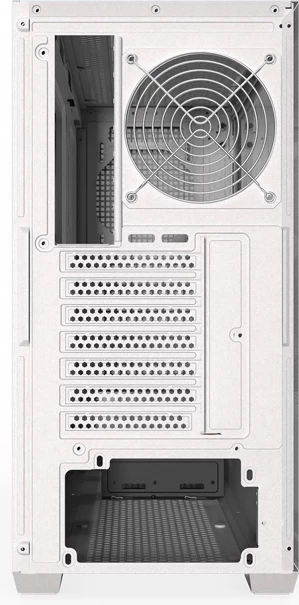 Računalniško ohišje Mesh, Darkflash DS900 ATX Midi Tower, kaljeno steklo s tečaji, do 12 ventilatorjev / radiator 360 mm, 2x2.5" + 2x3.5", brez ventilatorjev, belo