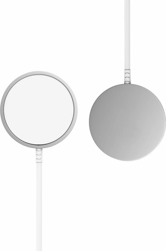 Magnetni brezžični polnilec Tech-Protect QI15W-A44 s MagSafe, bel