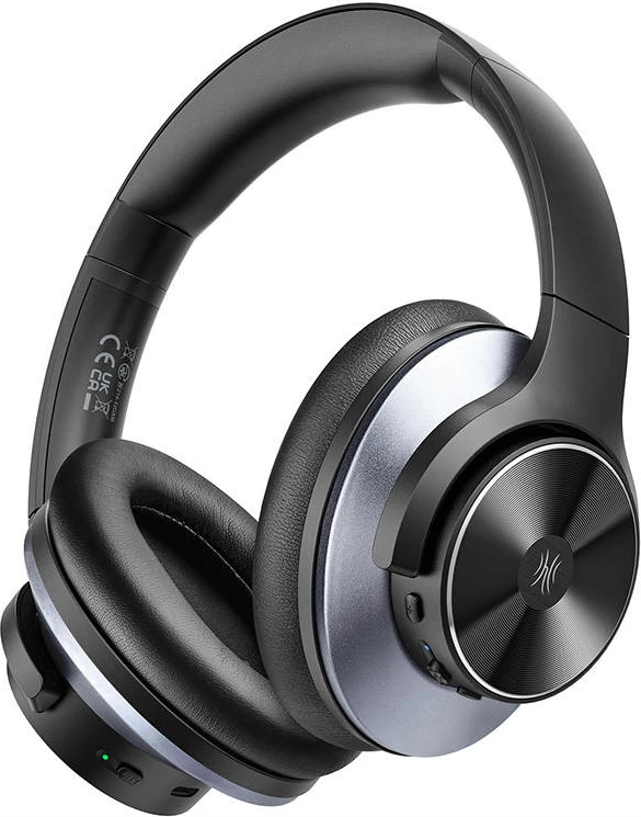 Brezžične čez-ušne slušalke OneOdio A10, Bluetooth 5.1, USB-C, srebrne
