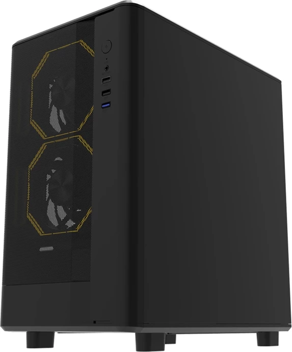 Računalniško ohišje Mesh Midi Tower mATX/ITX, Darkflash DB330M, črno