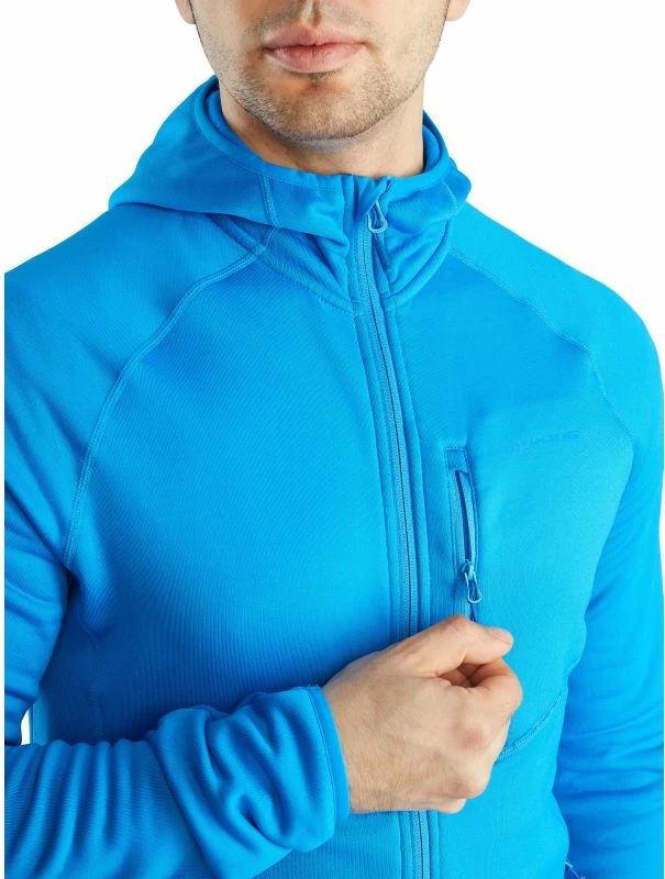 Pulover z kapuco za moške, moder Viking