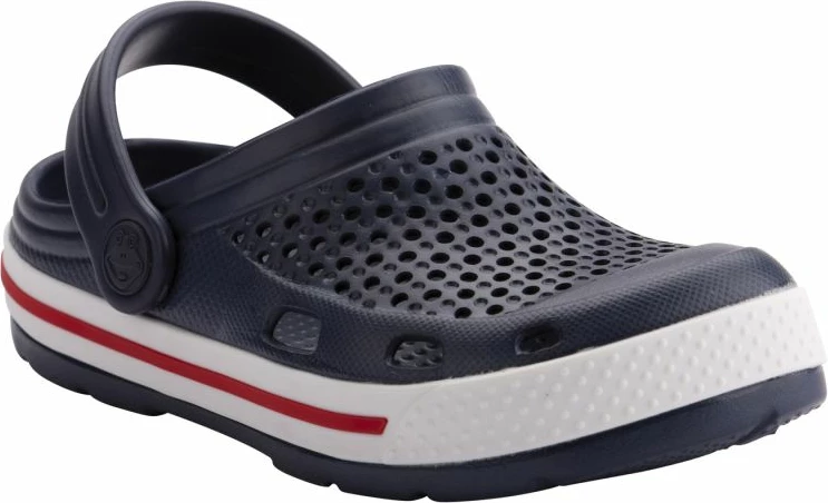 Otroške papuče, Coqui, bele in modro-morske