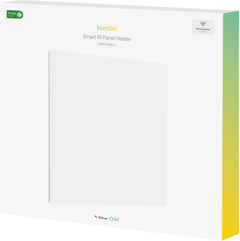 Pametni grelnik panela Hombli 2024, 350 W, bel