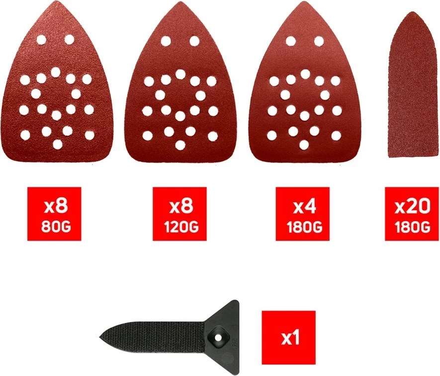 Orbitalni brusilnik Casals SD75, 75W, črn
