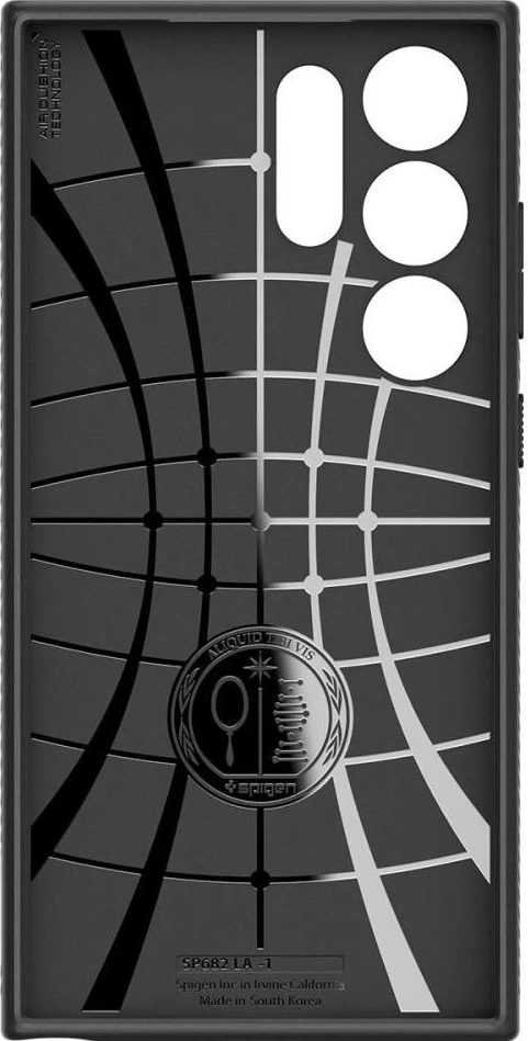 Zaščitni ovitek Spigen Liquid Air za Samsung Galaxy S24 Ultra, črn