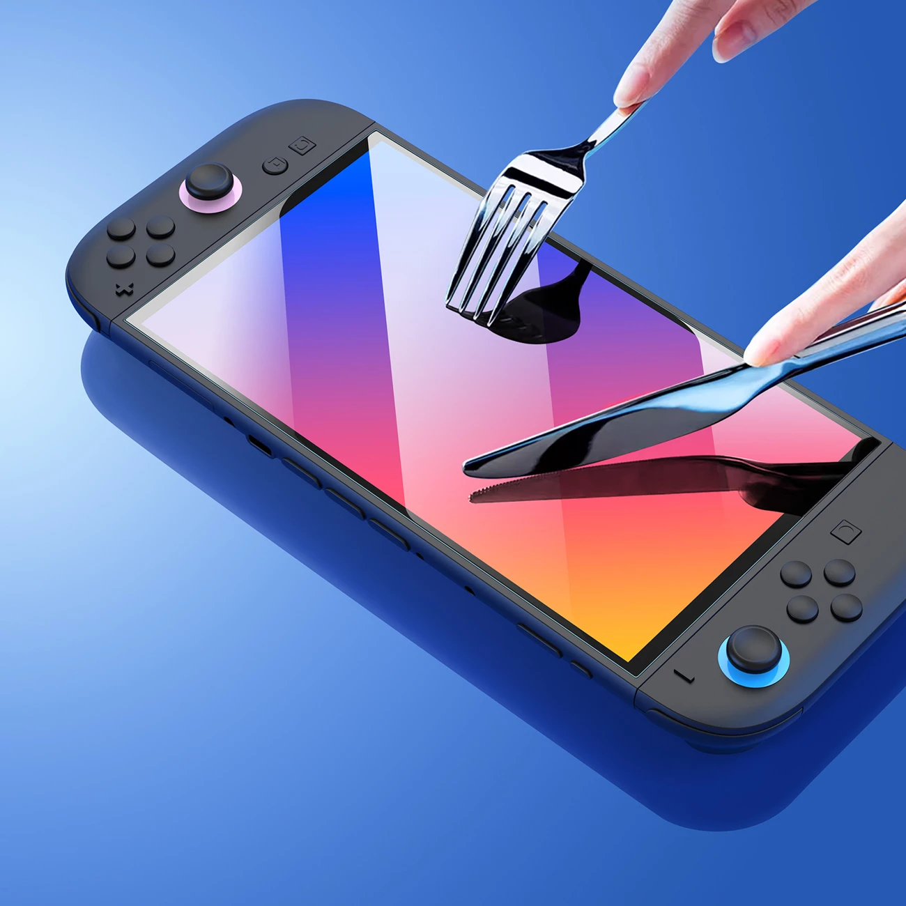 Zaščitno kaljeno steklo HD za Nintendo Switch 2, Dux Ducis, 9H, 92% prosojnost, montažni okvir