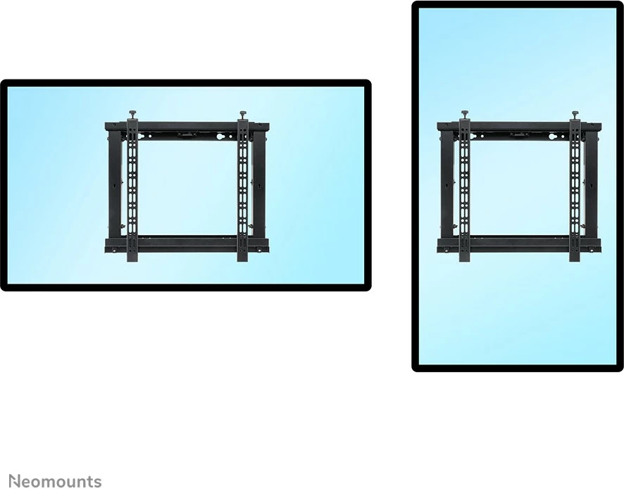 Nosilec za videowall, Newstar WL95-800BL1, 42-70 inči, pop-out, jeklo, nastavljiva višina, 35 kg