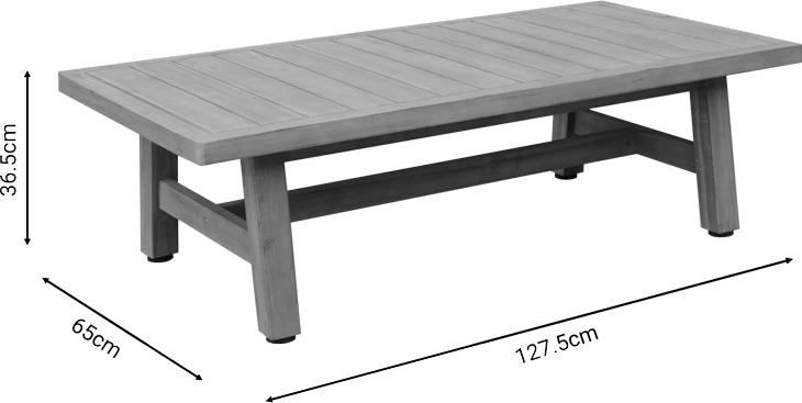 Garnitura za dnevno sobo in vrt, 4-delna Malibu I, akacijev trdi les, bež blago