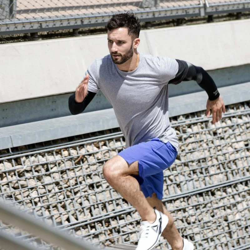 Kompresijske rokavi za trening Reebok, črni