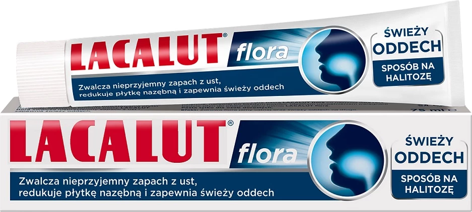 Zobna pasta za ustno floro Lacalut Flora, 75 ml
