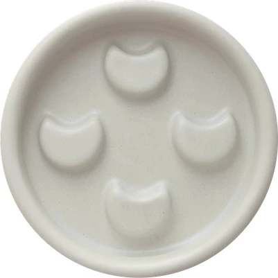 Ploščica za milo Mohani Lunula, ecru, 1 kos