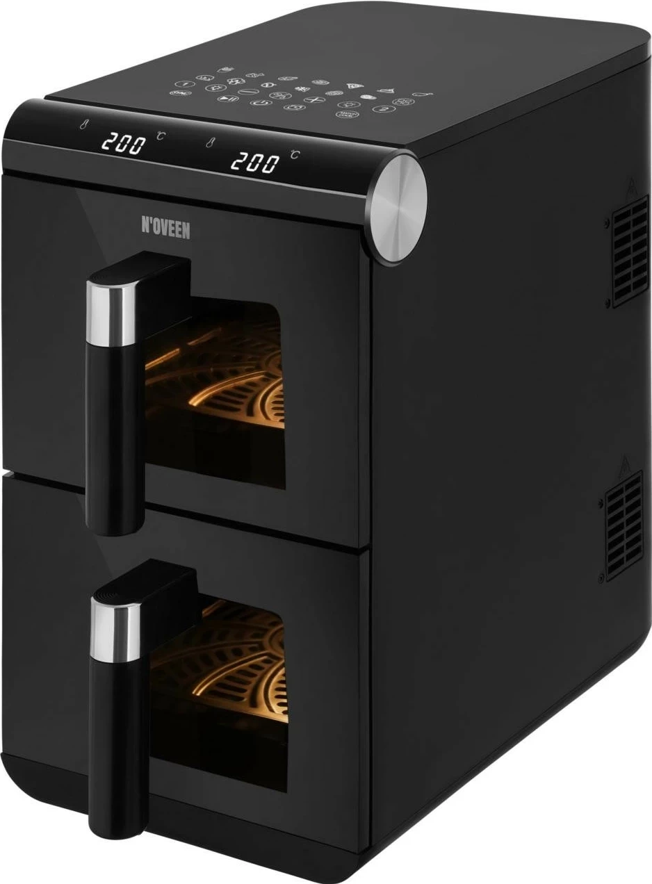 Pekač na vroč zrak N'OVEEN X-LINE AF5050, 11 L, 1700 W, 13 programov, črn