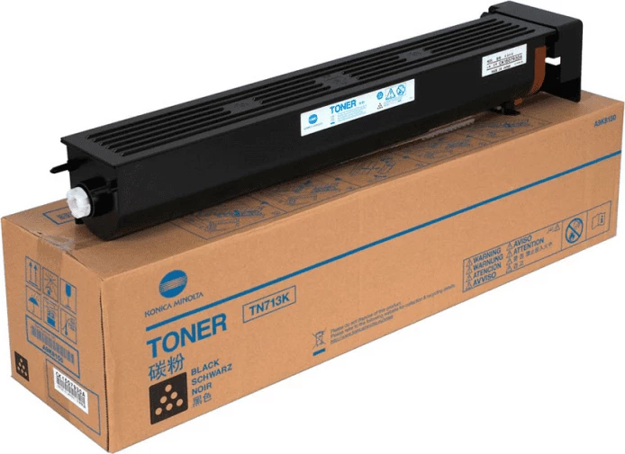 Toner kartuša Konica Minolta TN713K A9K8150, zmogljivost 48.900 strani, črna