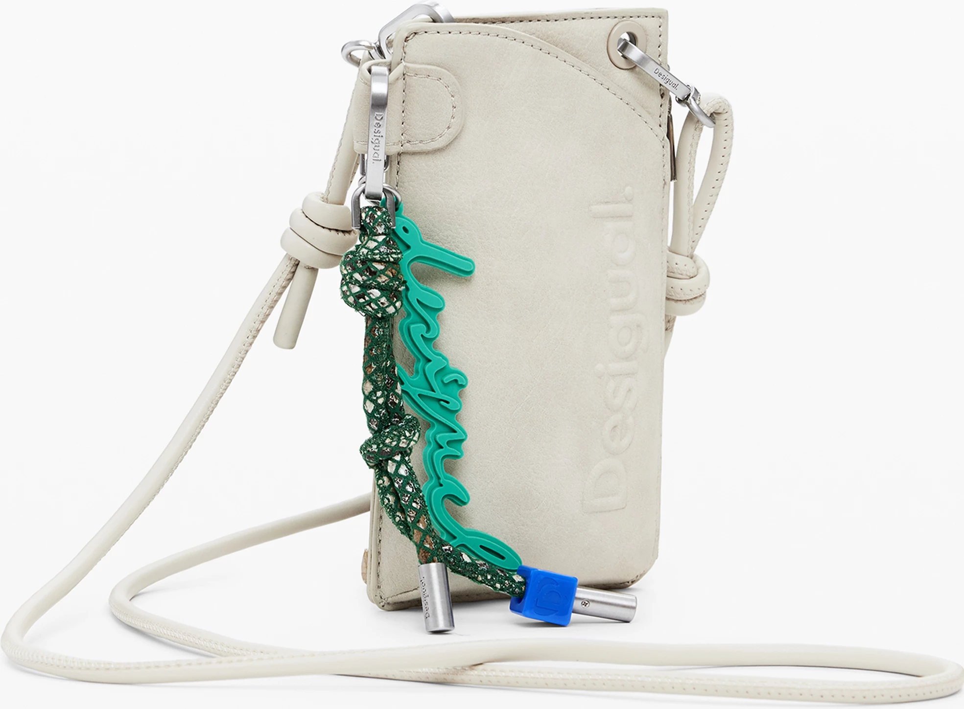 Denarnica za ženske DESIGUAL Half Logo Milton, bež