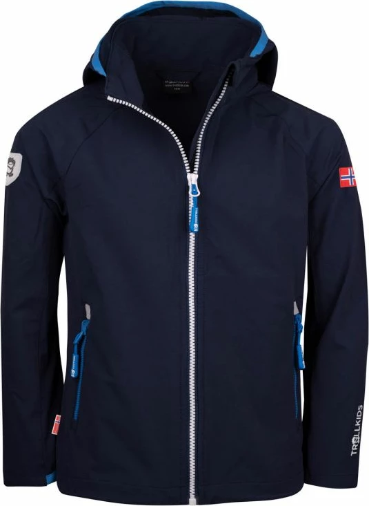 Trekking jakna za otroke Trollkids, modra