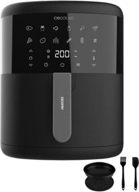 Zračna friteza Cecotec Cecofry Bombastik 6000, 6 l, črna