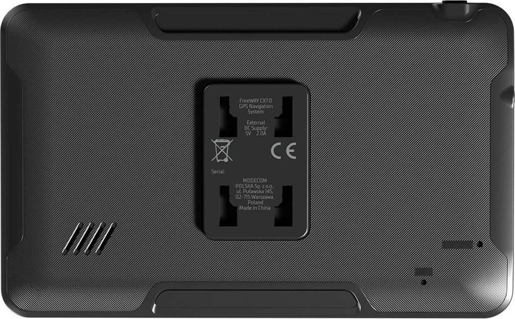 Avtomobilska navigacija MODECOM FreeWAY CX 7.0 z iGO Navigation, 8 GB, 7" zaslon, črna