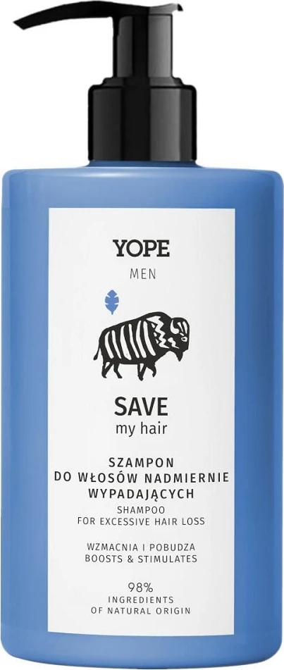 Šampon proti izpadanju las za moške Yope Save My Hair 300 ml