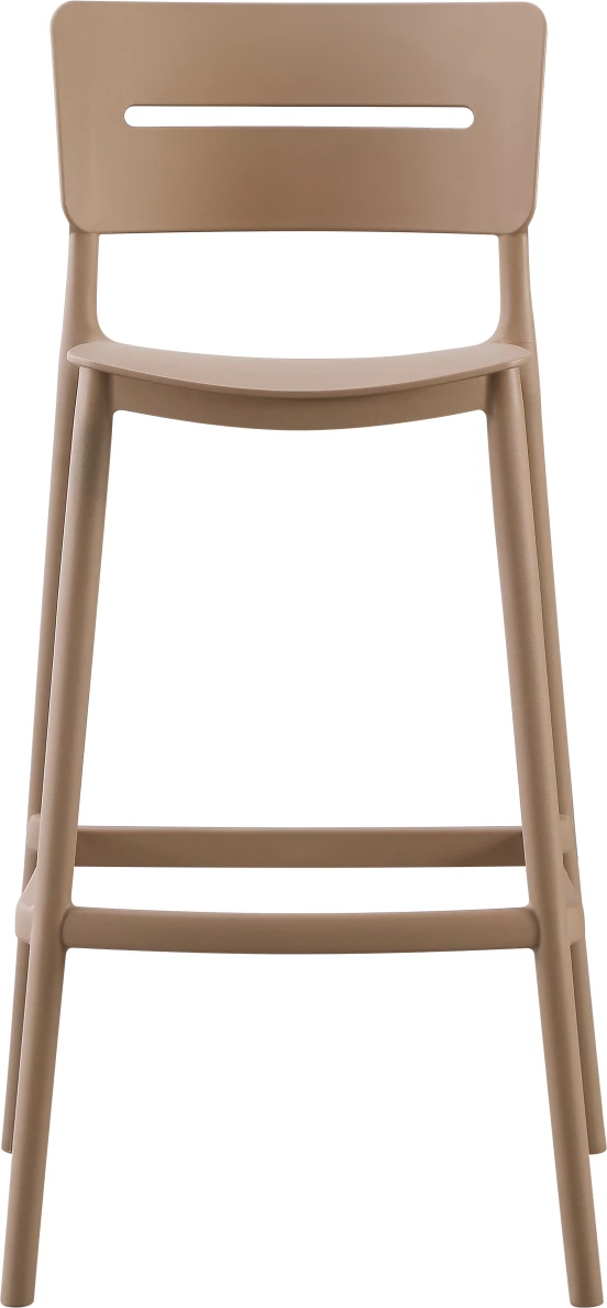 Barski stol iz polipropilena SNOD2 FH6100.04 kapučino 37,2x50x101,5Hcm