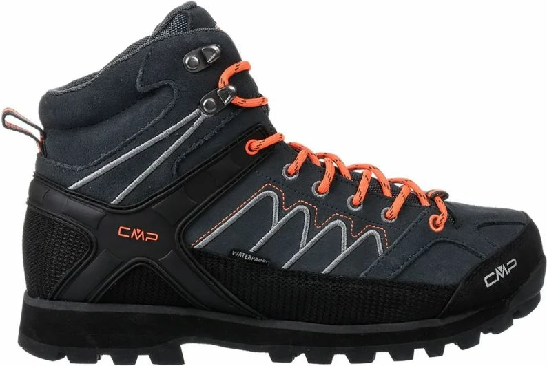 Trek čevlji Moon Mid WP, CMP 31Q4797U423, moški, oranžno-sivi