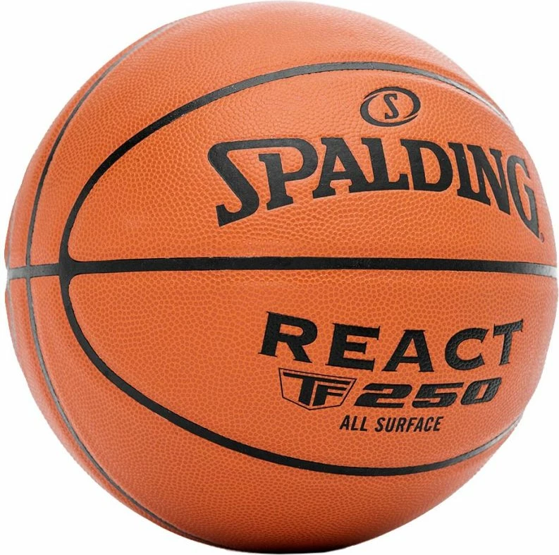 Basketball za moške Spalding React TF-250, velikost 5, rjave barve
