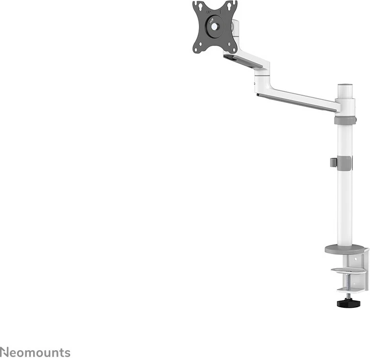 Nosilec za monitor 17–27", nosilnost 8 kg, VESA 100x100, bel — Neomounts DS60-425WH1