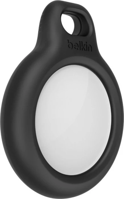 Ovitek za AirTag z obeskom za ključe, Belkin, črn
