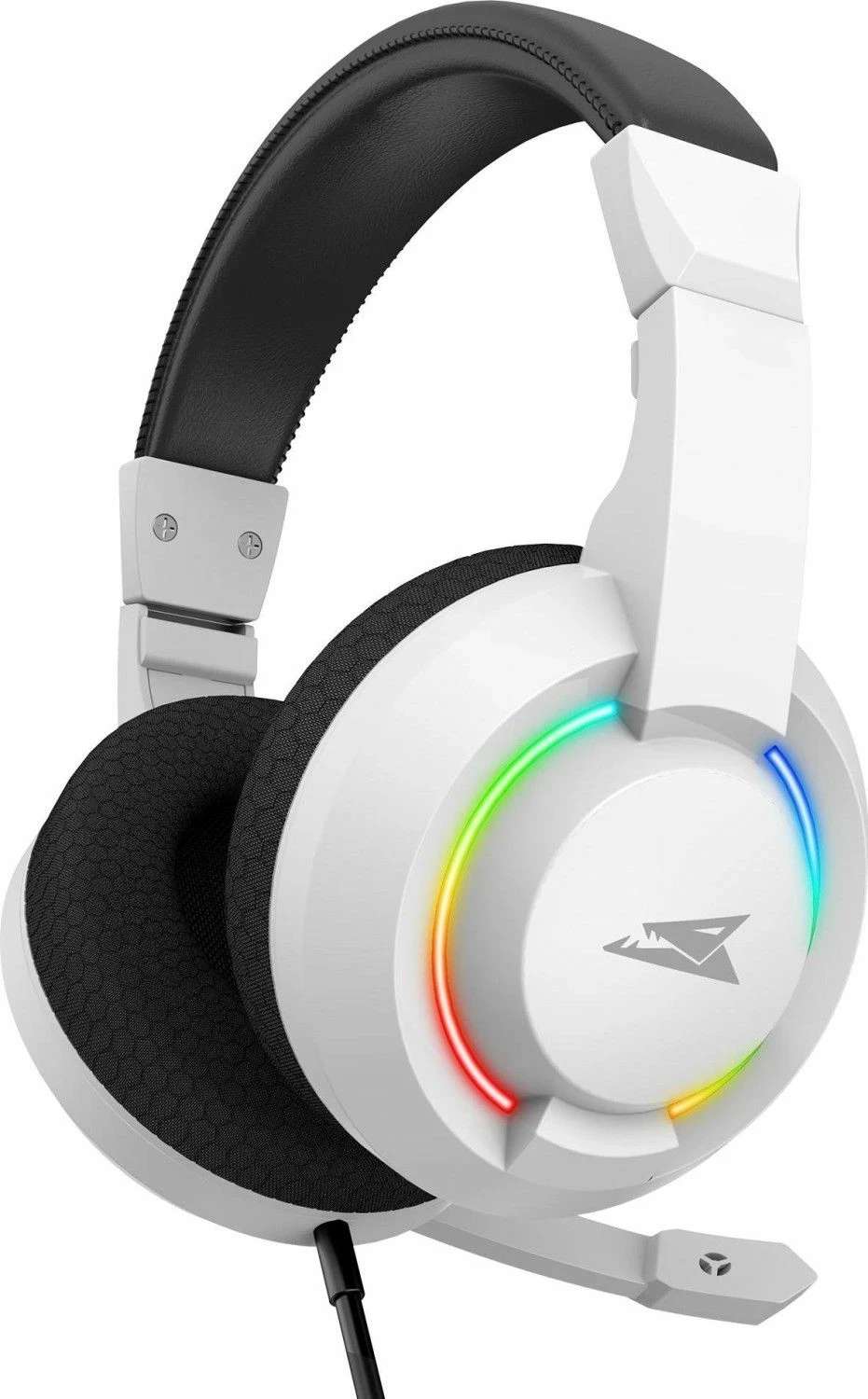 Gaming slušalke z mikrofonom, z žico, bele Baracuda BGH-021 Hydra