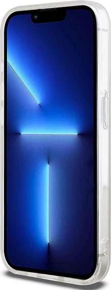 Ovitek za telefon IML Mono & Stripe MagSafe za iPhone 14 Pro Max, DKNY, rožnat