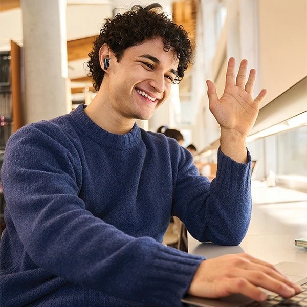 Slušalke Bluetooth AWEI TP97 TWS, in-ear, Bluetooth 5.4, zložek za polnjenje, črne