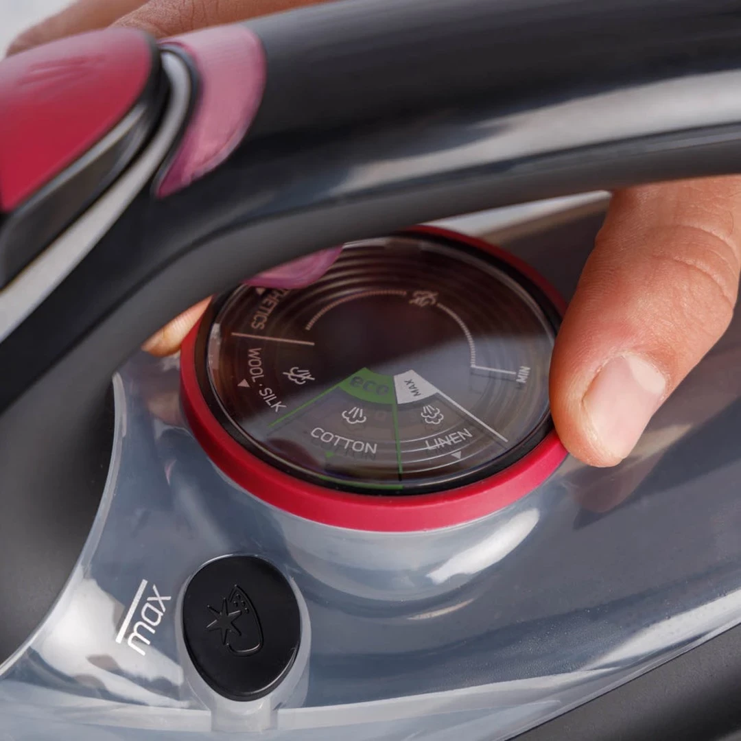 Parni/poletni likalnik s keramično ploščo Taurus Geyser Eco Easy 2800, 2800 W, črn