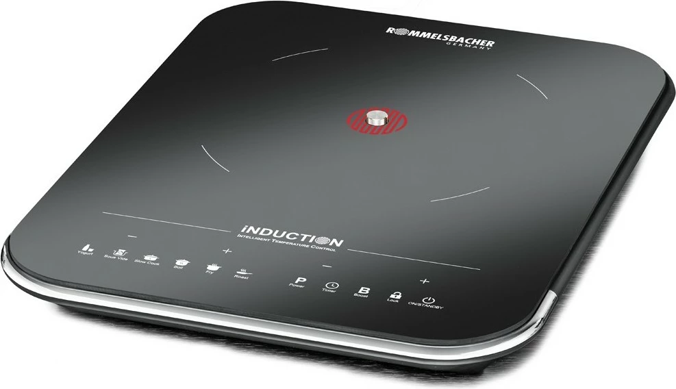 Indukcijska plošča Rommelsbacher CTS 2000/IN, 1 cona, črno-srebrna