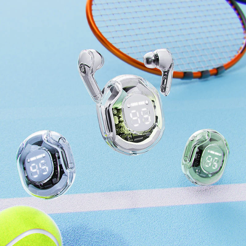 Brezžične slušalke Acefast T8 TWS, Bluetooth 5.3, s polnilnim etuijem, vijolične